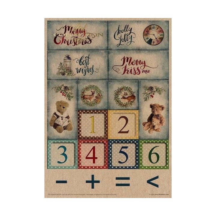 Creatieve set MS008 Heerlijke kersttijd