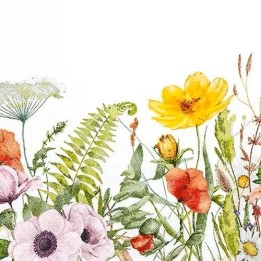 Field of Flowers servet 33x33cm