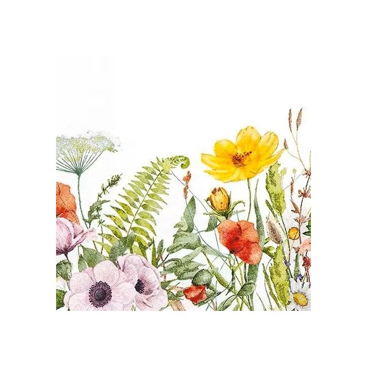 Field of Flowers servet 33x33cm