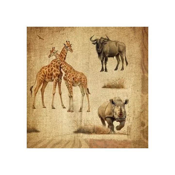 African Savanna servet 33x33cm