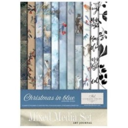 Creatieve set MS010 Kerstmis in blauw