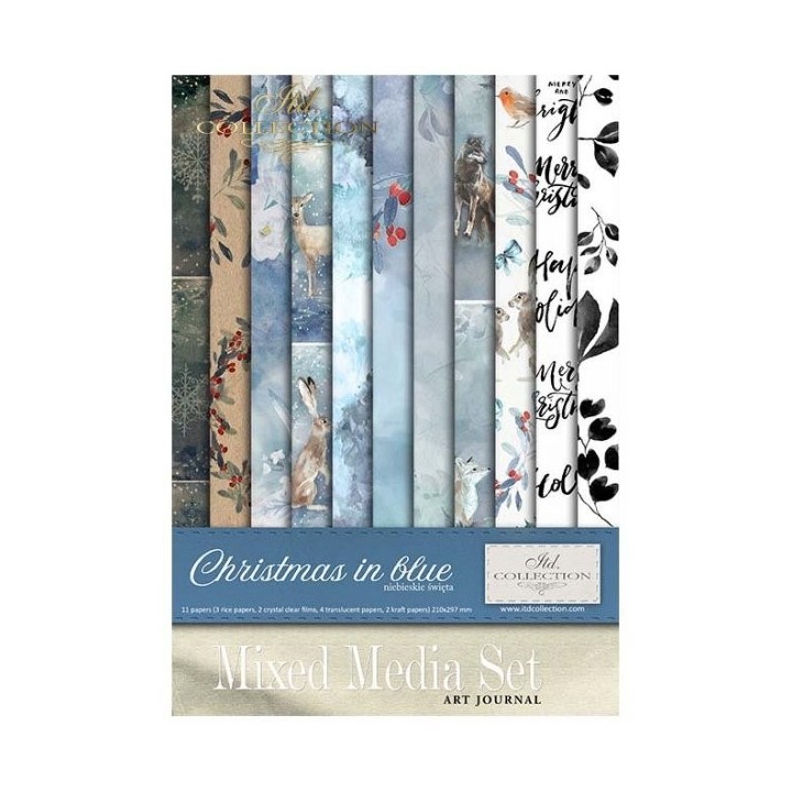 Creatieve set MS010 Kerstmis in blauw