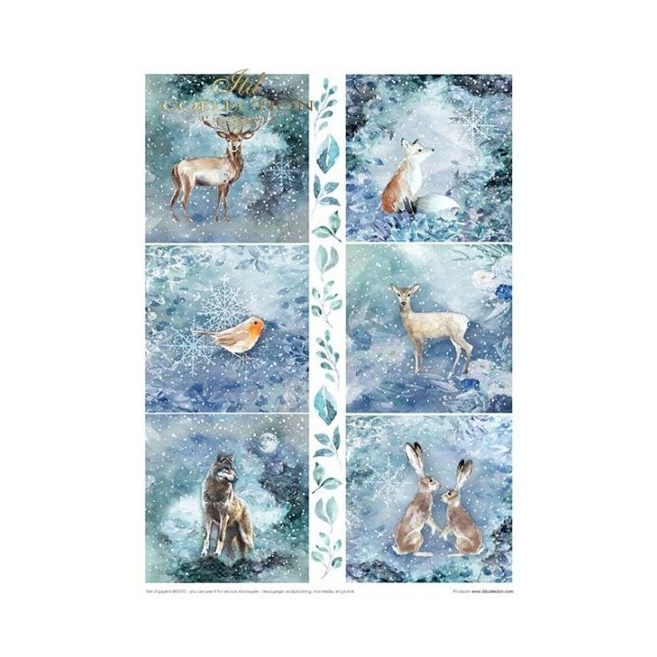 Creatieve set MS010 Kerstmis in blauw