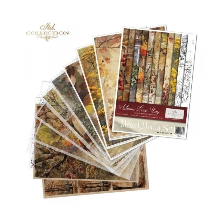Creatieve set MS038 Herfstliefdesverhaal