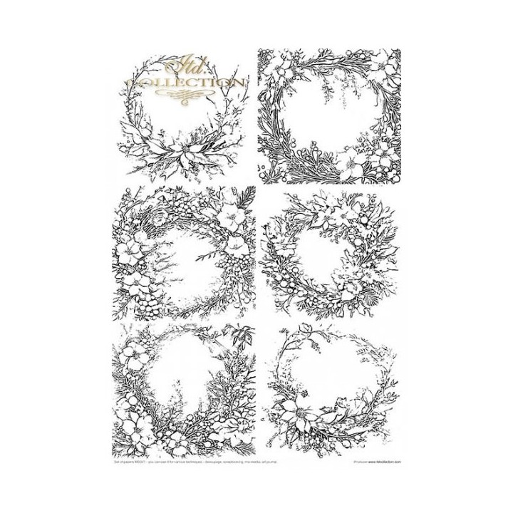 Creatieve set MS041 Winterboeket