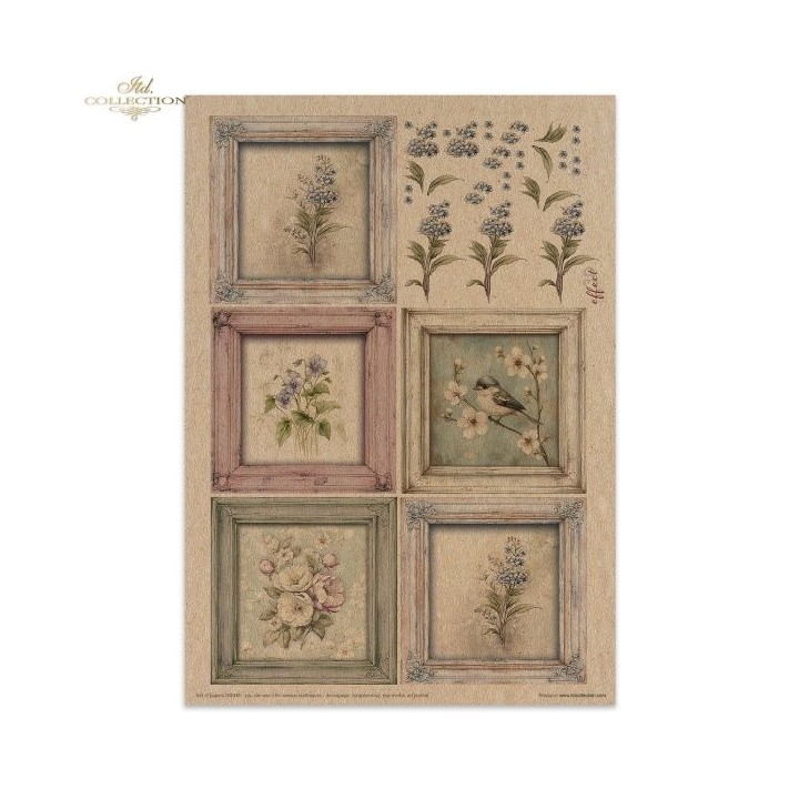 Creatieve set MS048 Bloemen Shabby Chic