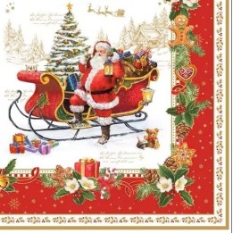 Christmas memories servet 33x33cm