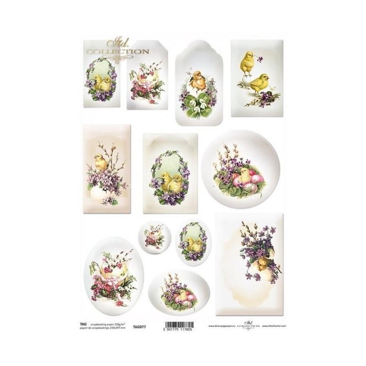 Labels, frames voor scrapbooking TAG0077