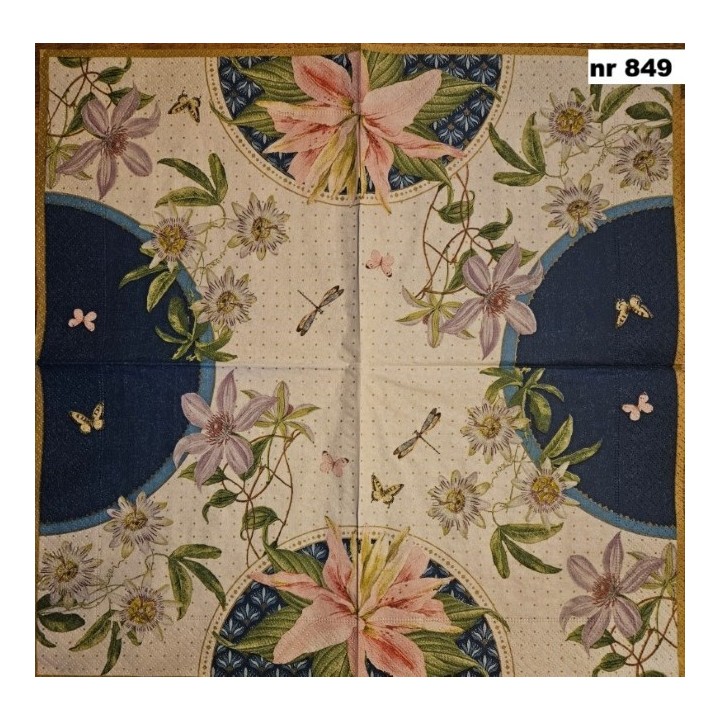 Voyage tropical servet 33x33cm