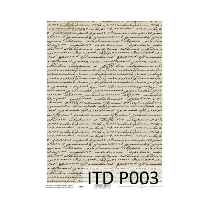 Translucent scrapbookingpapier P0003