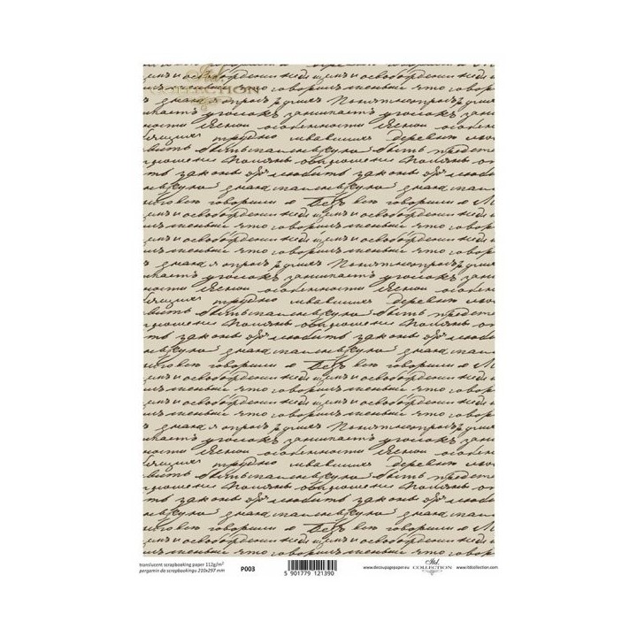 Translucent scrapbookingpapier P0003