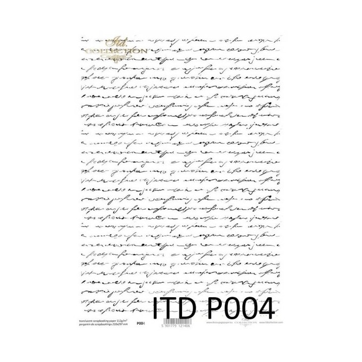 Translucent scrapbookpapier P0004