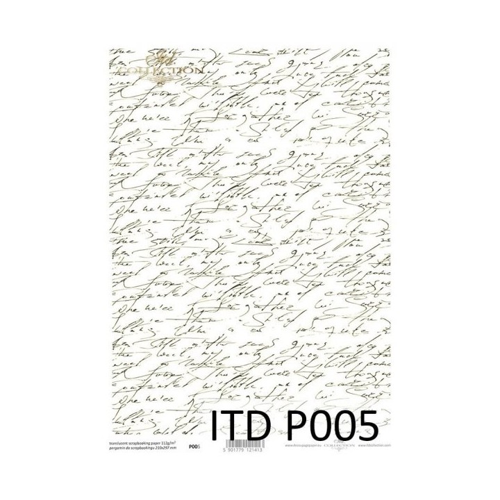 Translucent scrapbookpapier P0005