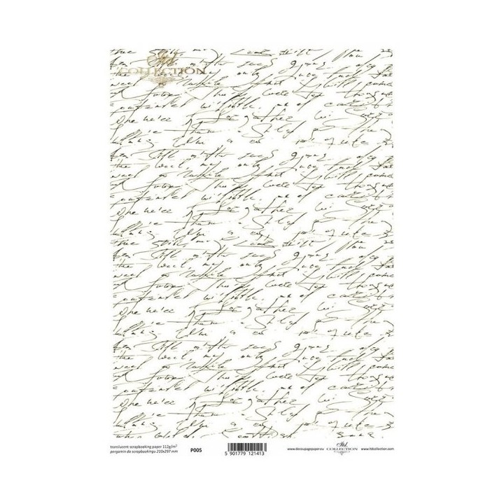 Translucent scrapbookpapier P0005