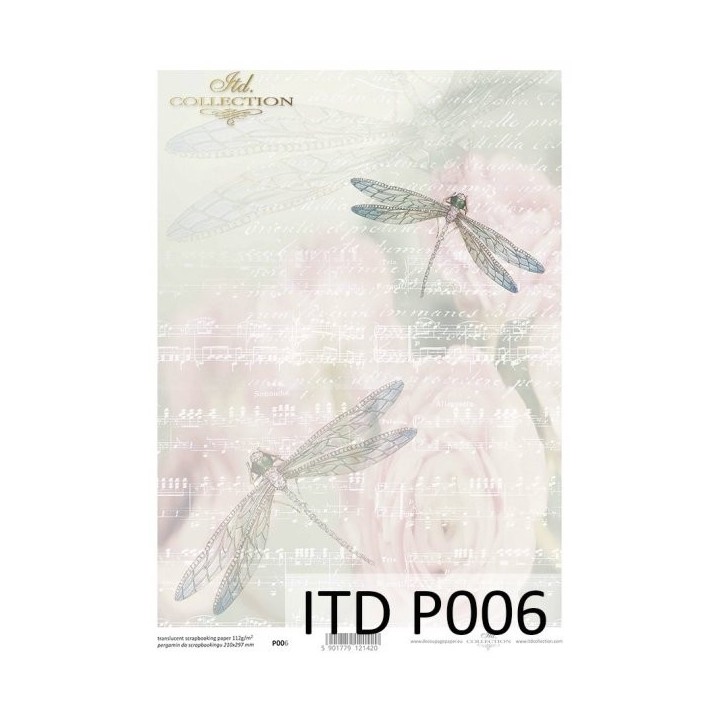 Translucent scrapbookpapier P0006