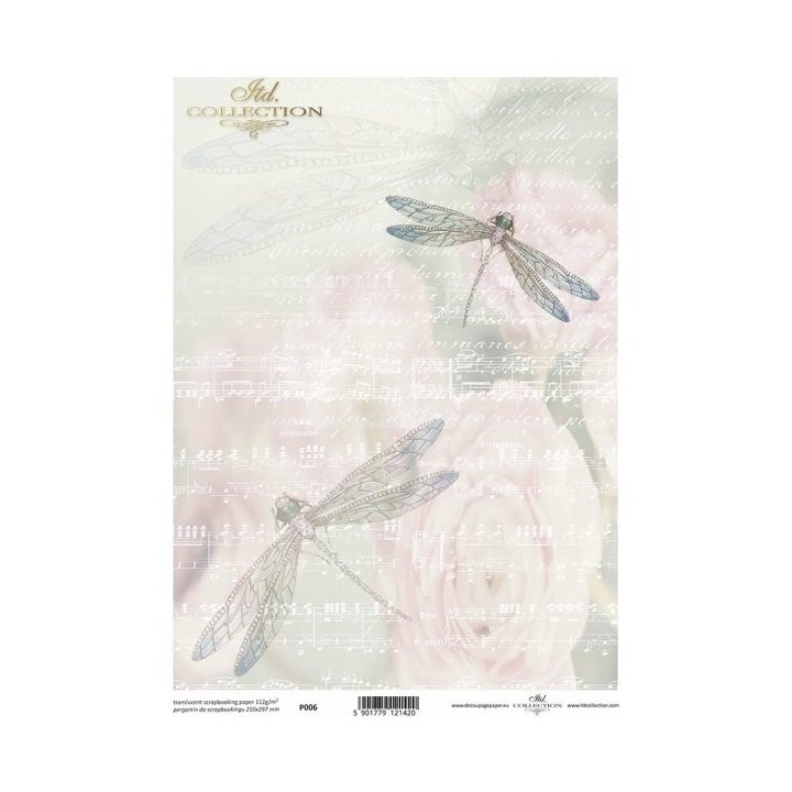 Translucent scrapbookpapier P0006