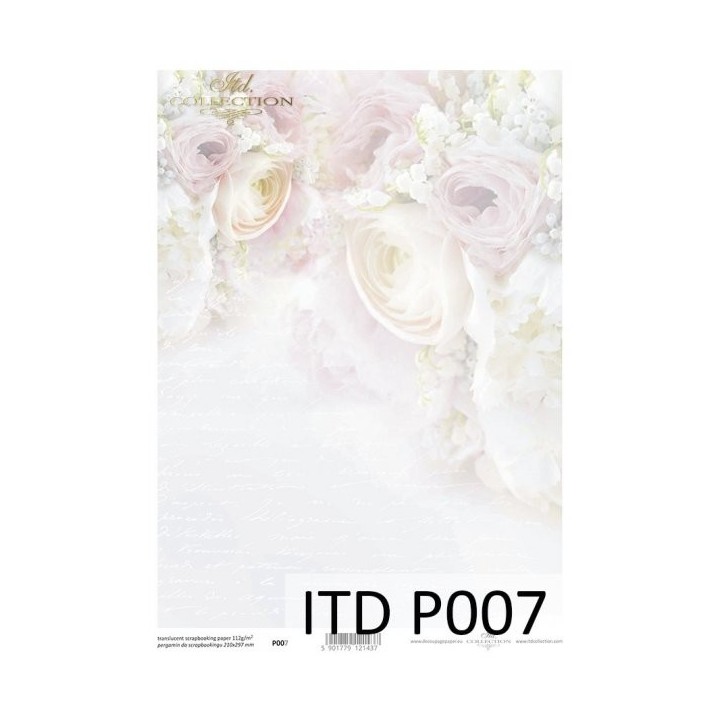 Translucent scrapbookpapier P0007