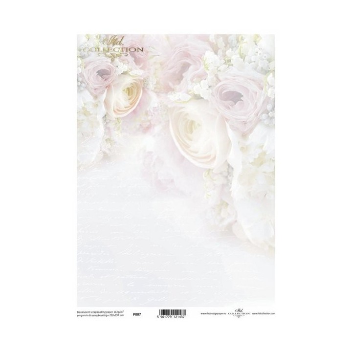 Translucent scrapbookpapier P0007