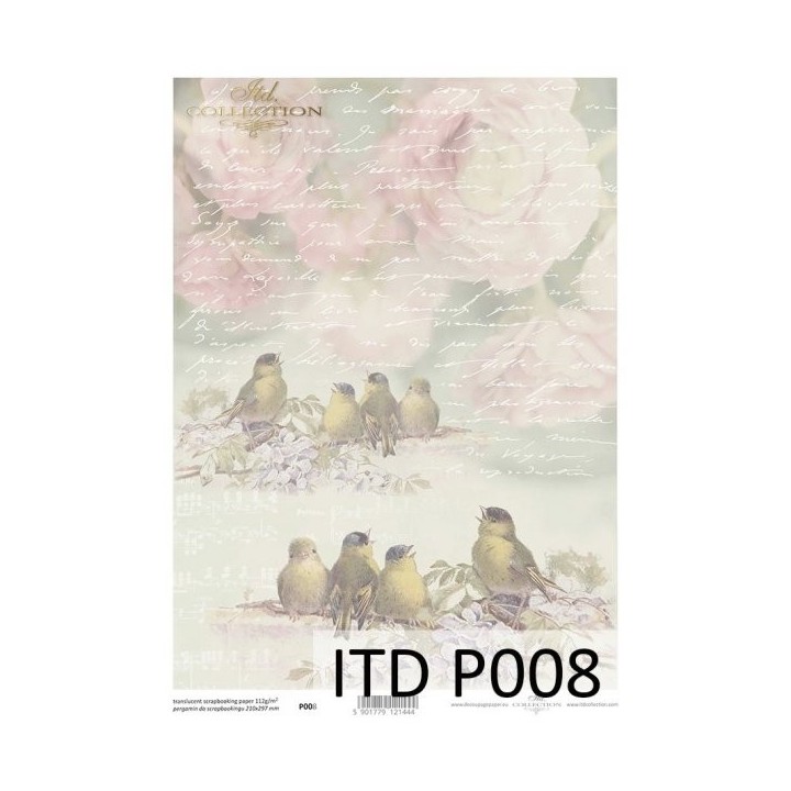 Translucent scrapbookpapier P0008