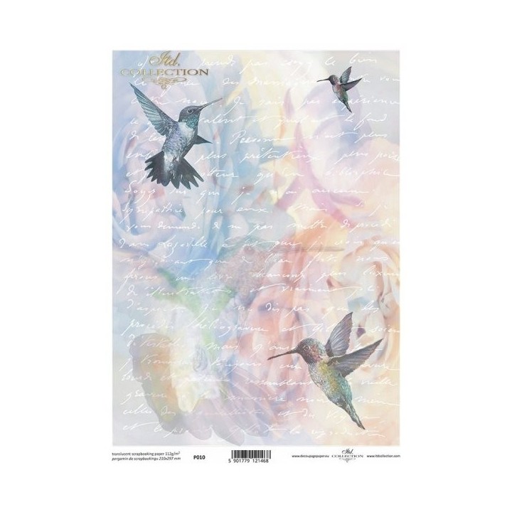 Translucent scrapbookpapier P0010