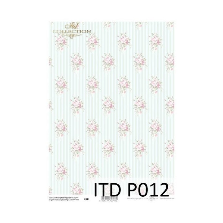 Translucent scrapbookingpapier P0012
