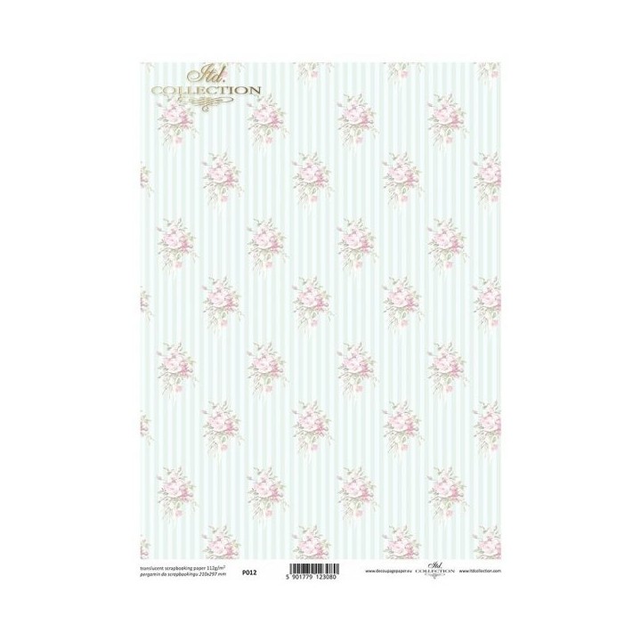 Translucent scrapbookingpapier P0012