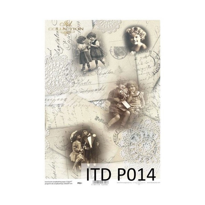 Translucent scrapbookpapier P0014