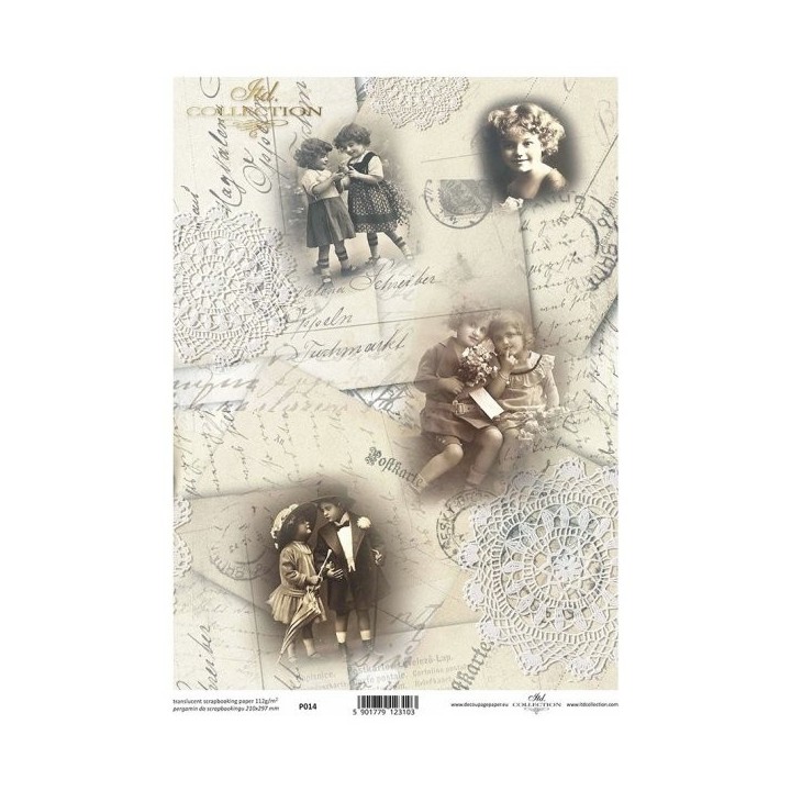 Translucent scrapbookpapier P0014