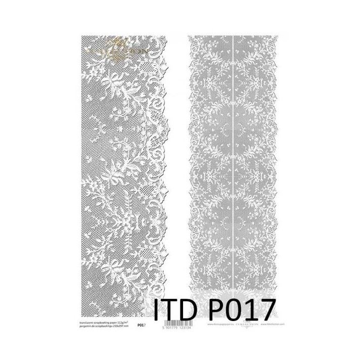 Translucent scrapbookingpapier P0017