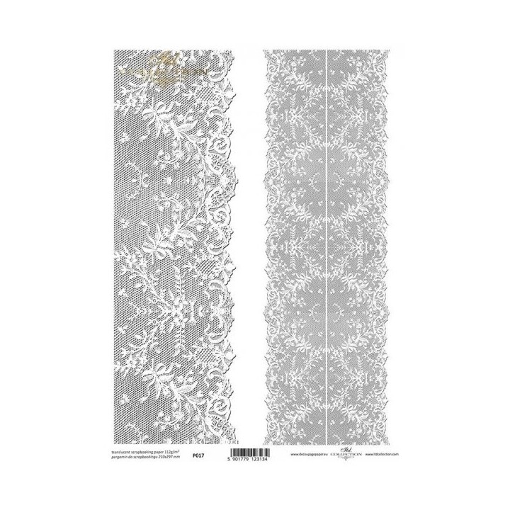 Translucent scrapbookingpapier P0017