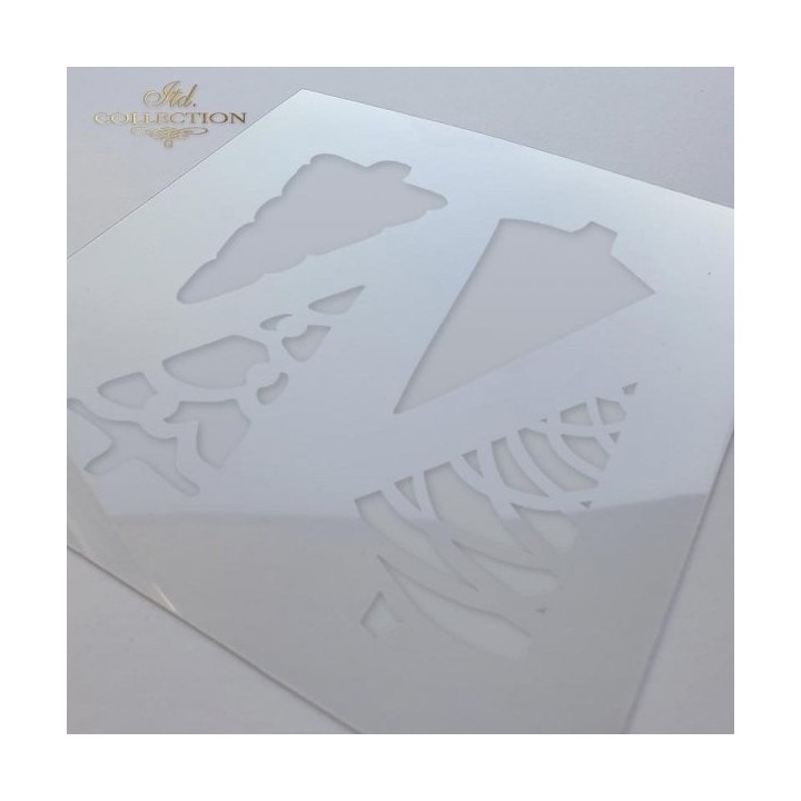 Sjabloon voor scrapbooking en decoupage 16x16 cm ST0090A