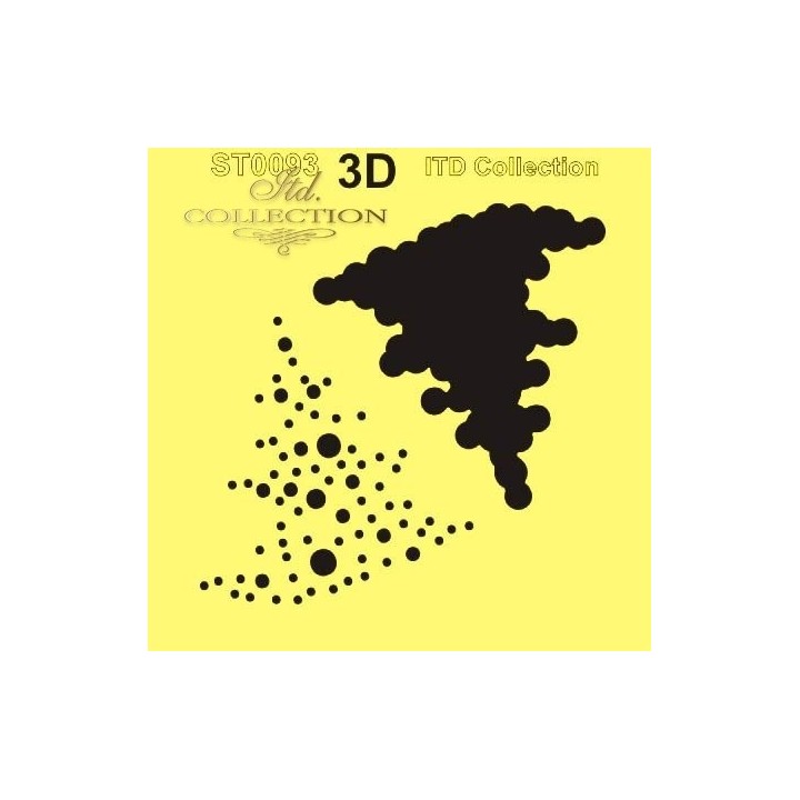 Sjabloon voor scrapbooking en decoupage 16x16 cm ST0093A