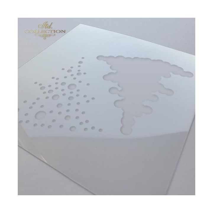 Sjabloon voor scrapbooking en decoupage 16x16 cm ST0093A