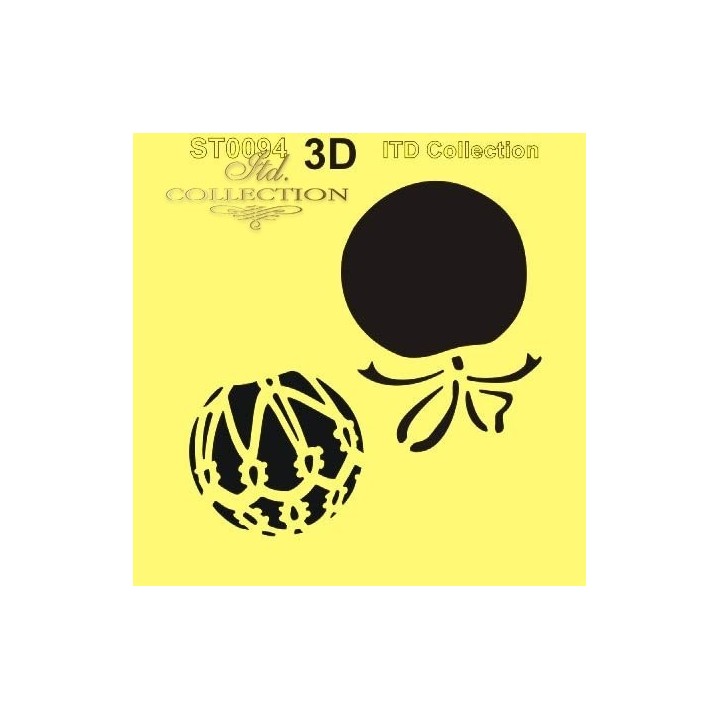Sjabloon voor scrapbooking en decoupage 16x16 cm ST0094A