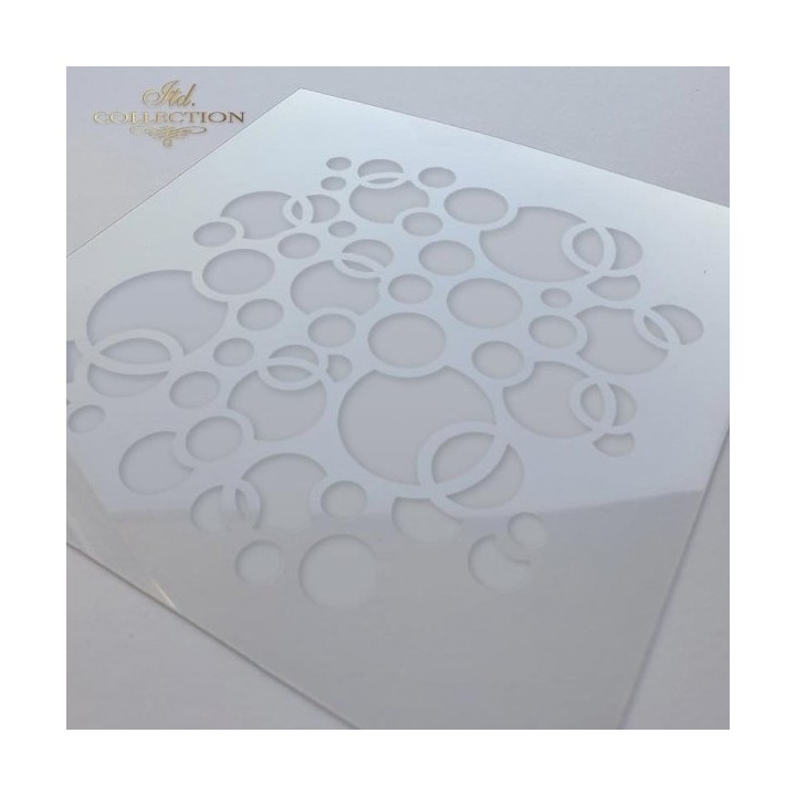 Sjabloon voor scrapbooking en decoupage 16x16 cm ST0096A