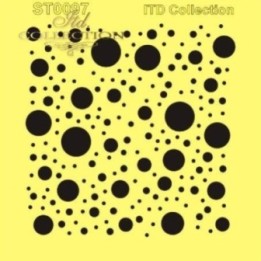 Sjabloon voor scrapbooking en decoupage 16x16 cm ST0097A