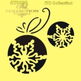 Sjabloon voor scrapbooking en decoupage 16x16 cm ST0099A