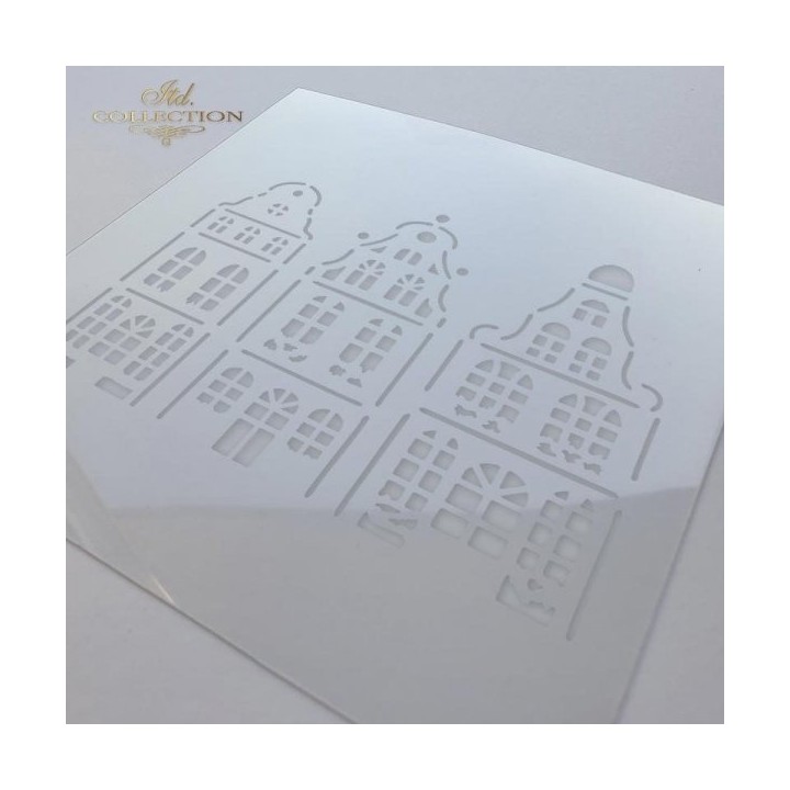 Sjabloon voor scrapbooking en decoupage 16x16 cm ST0101B