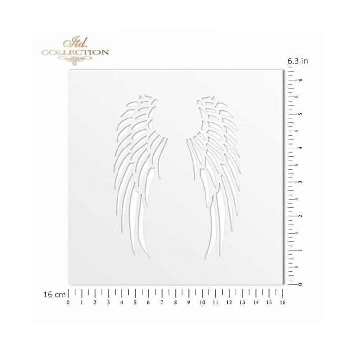Sjabloon voor scrapbooking en decoupage 16x16 cm ST0102A