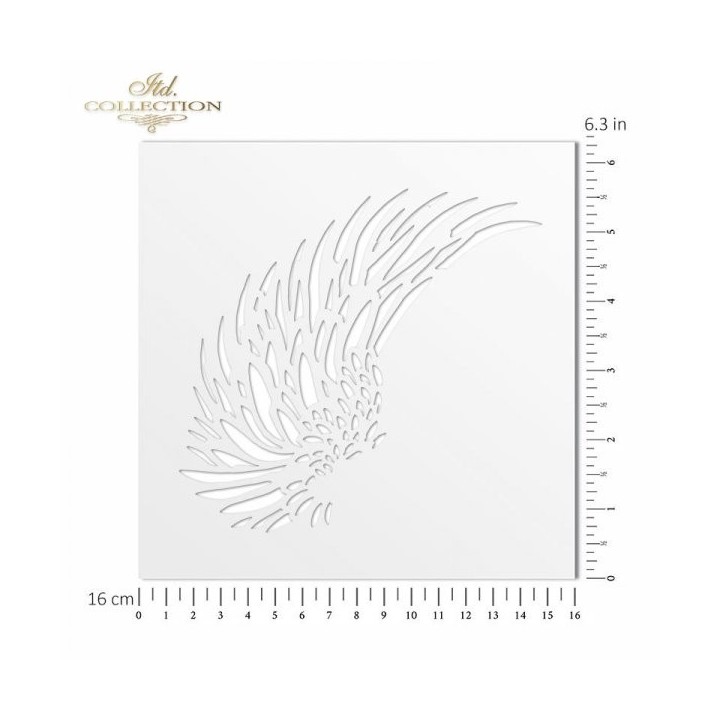 Sjabloon voor scrapbooking en decoupage 16x16 cm ST0103A