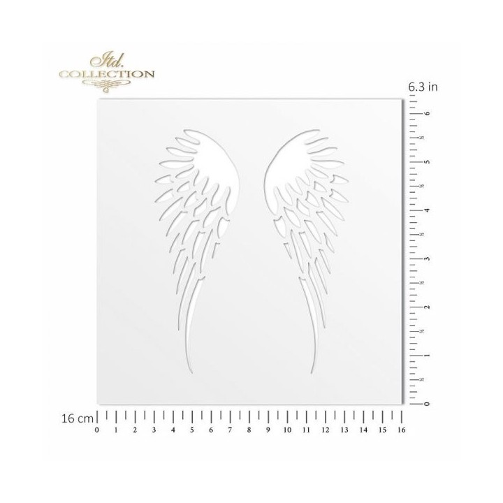 Sjabloon voor scrapbooking en decoupage 16x16 cm ST0104A