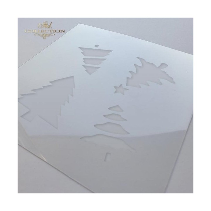 Sjabloon voor scrapbooking en decoupage 16x16 cm ST0106A