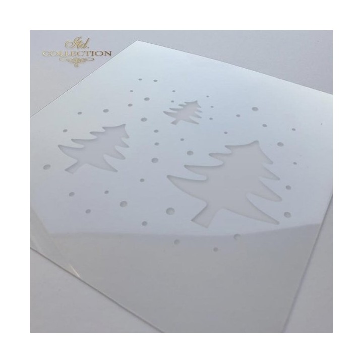 Sjabloon voor scrapbooking en decoupage 16x16 cm ST0108A