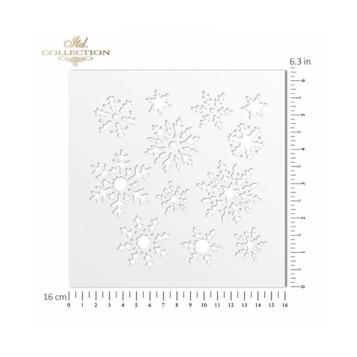 Sjabloon voor scrapbooking en decoupage 16x16 cm ST0109A