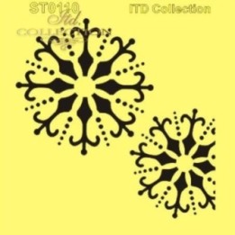 Sjabloon voor scrapbooking en decoupage 16x16 cm ST0110A