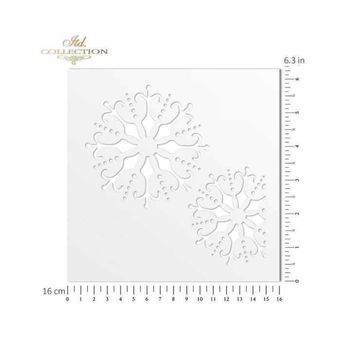 Sjabloon voor scrapbooking en decoupage 16x16 cm ST0110A
