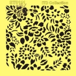 Sjabloon voor scrapbooking en decoupage 16x16 cm ST0111B