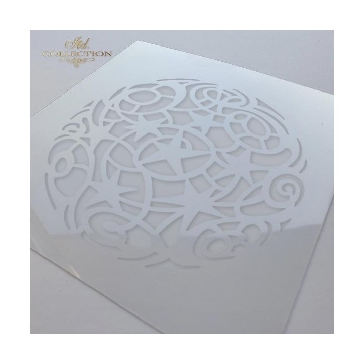 Sjabloon voor scrapbooking en decoupage 16x16 cm ST0112A