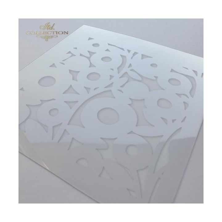 Sjabloon voor scrapbooking en decoupage 16x16 cm ST0113A