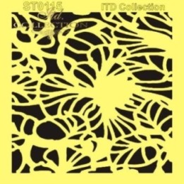 Sjabloon voor scrapbooking en decoupage 16x16 cm ST0115B